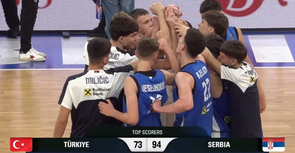 Kadeti Srbije u polufinalu EP posle trijumfa nad Turskom