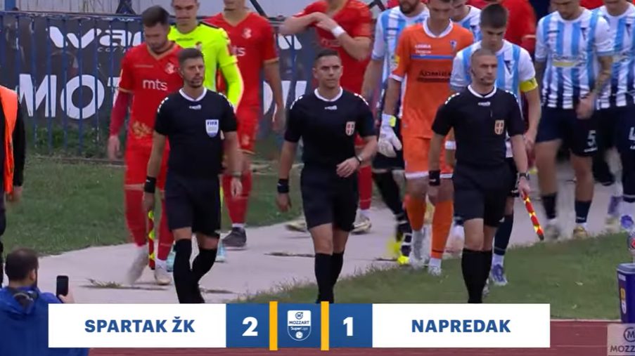 Spartak sa igračem manje do pobede