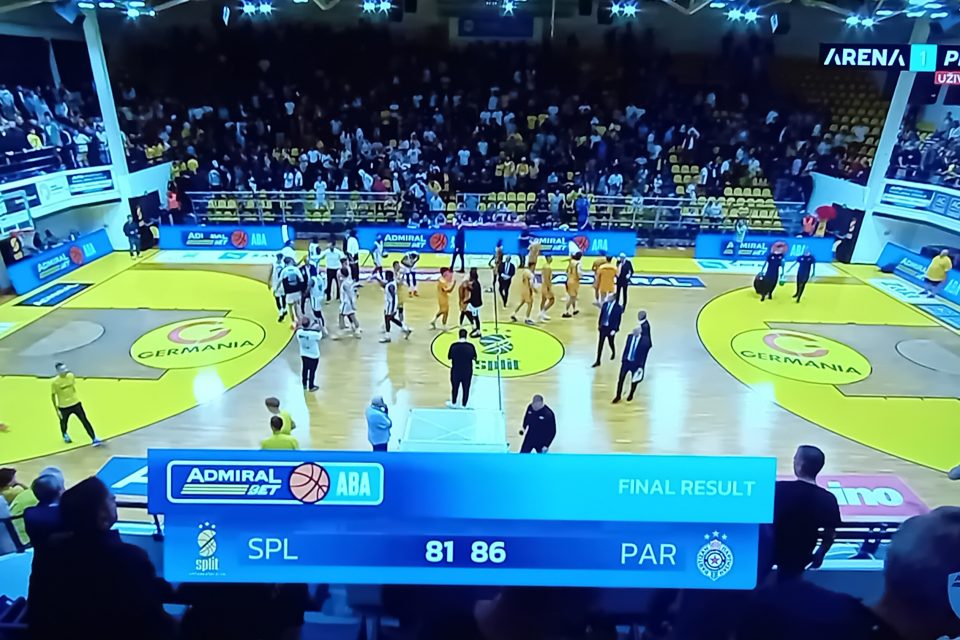Partizan slavio u Splitu