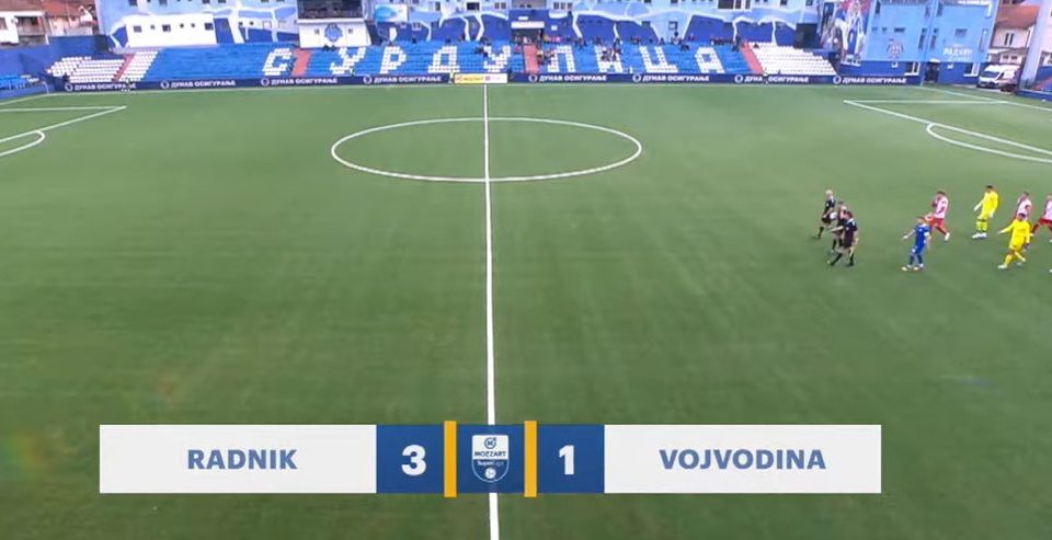 Radnik dominirao protiv Vojvodine