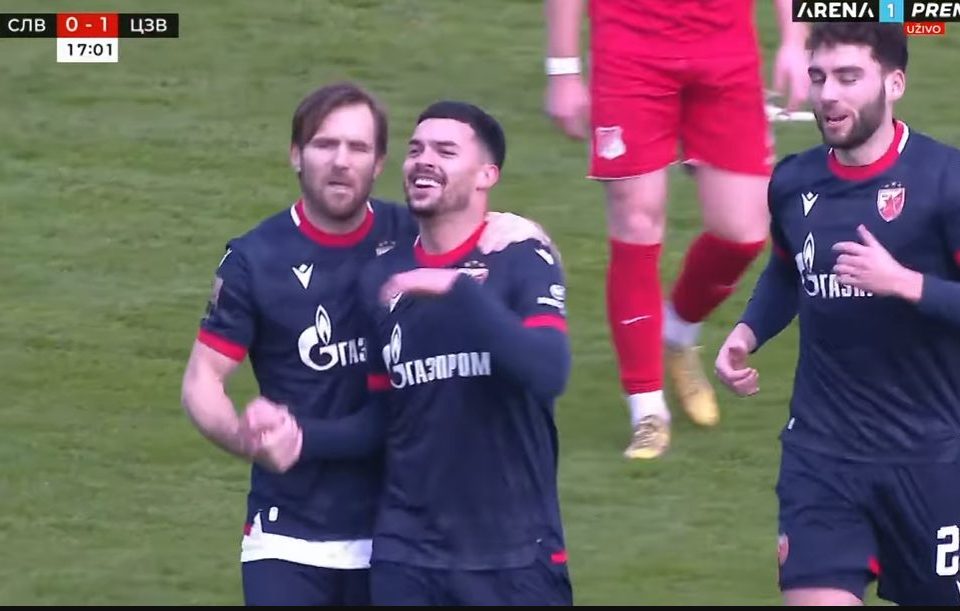 Zvezda pobedom 2:0 nad Slovenom obezbedila narednu rundu