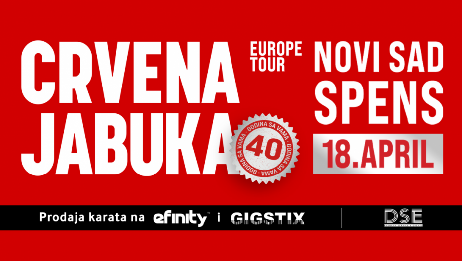 Crvena jabuka nastavlja turneju po Srbiji