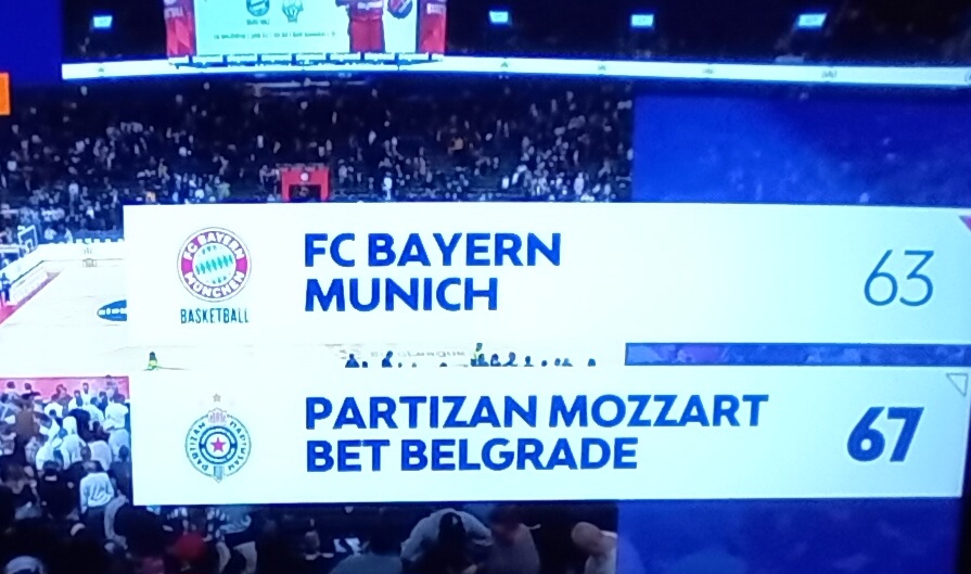 Partizan izdržao pritisak i pobedio Bajern