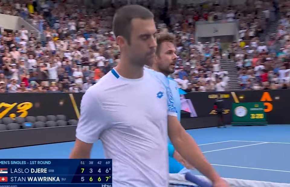 Đere eliminisan u prvom kolu Australijan opena