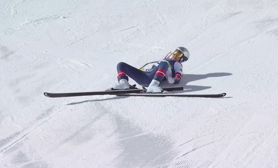 poruka Lindzi Von posle stravičnog pada