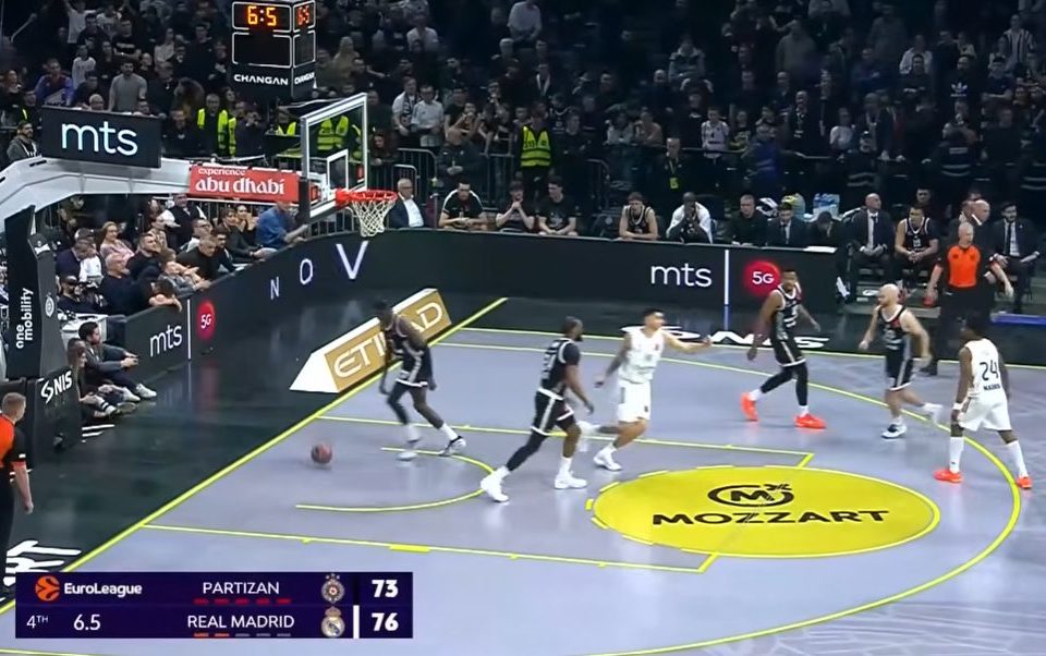 Partizan nezadovoljan arbitražom protiv Reala