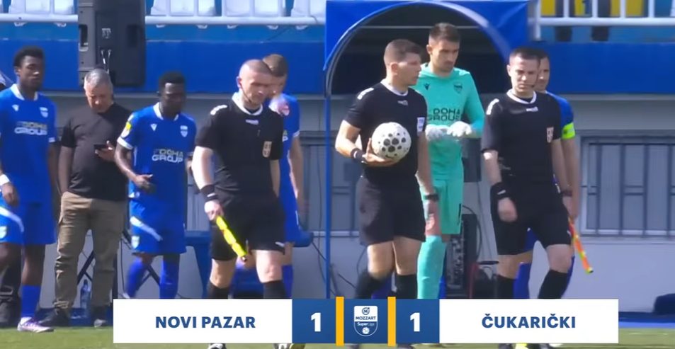 Remi u Novom Pazaru uz tenziju u finišu meča