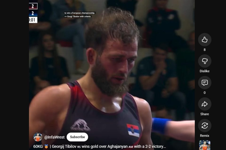 Zlatna medalja za Srbiju u Tirani