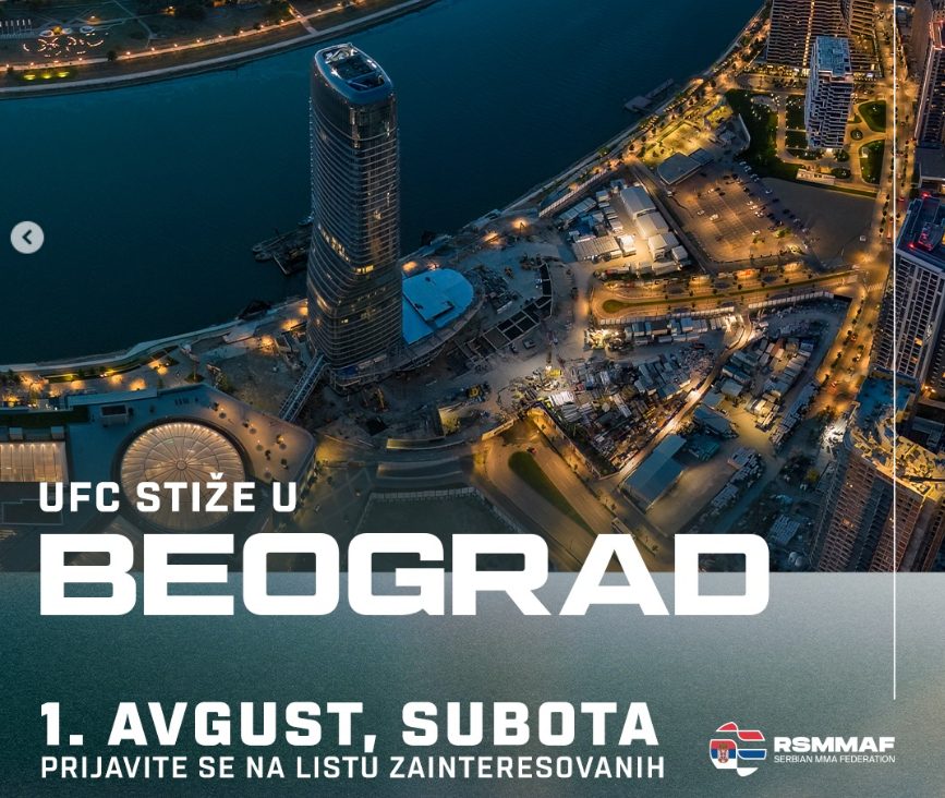 UFC stiže u Beograd