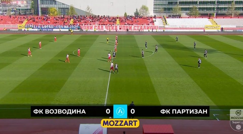 Vojvodina i Partizan podelili bodove