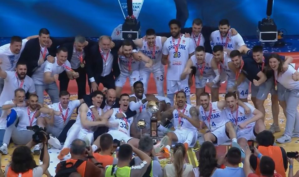 Spartak prekinuo dominaciju Zvezde i Partizana i osvojio titulu